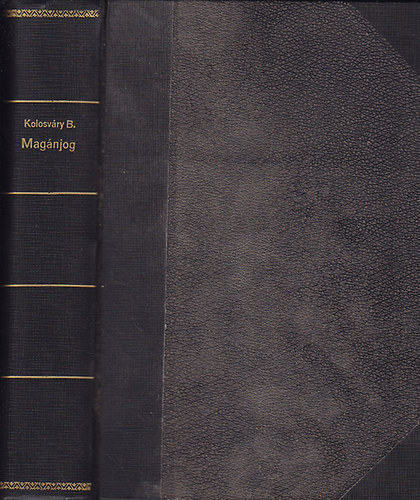 Kolosv�ry B�lint - Mag�njog