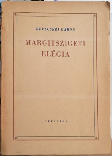 Margitszigeti el�gia