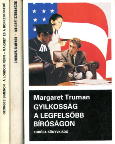 Georges Simenon - Margaret Truman - Eurpa fekete knyvek - 3 db