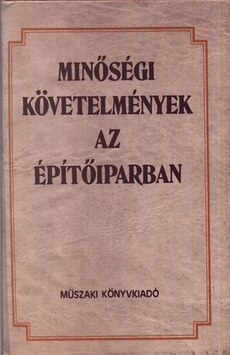 Minsgi kvetelmnyek az ptiparban (zsebknyv)