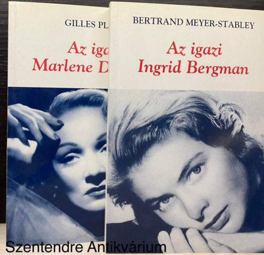 2 db Az igazi Ingrid Bergman; Az igazi Marlene Dietrich (Sajt kppel)
