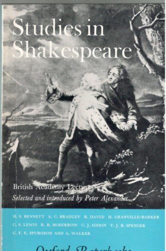 Studies in Shakespeare (British Academy Lectures)
