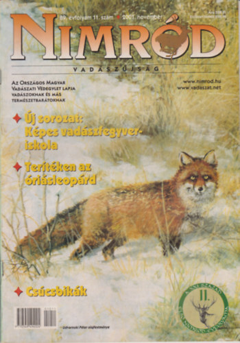 Nimrd vadszjsg 2001. november - 89. vfolyam 11.