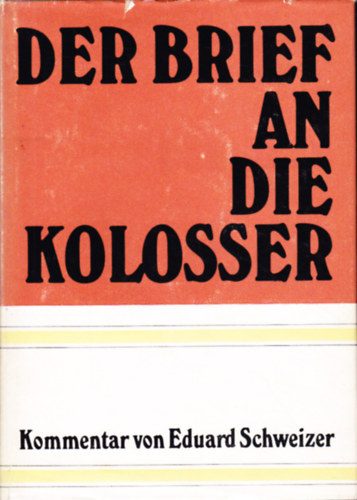 Der Brief an die Kolosser