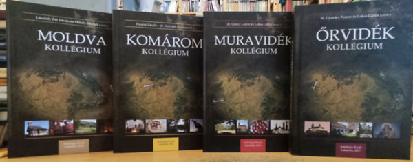 4 db Kollgium helytrtnet: Komrom + Moldva + Muravidk + rvidk + 4 DVD Rom