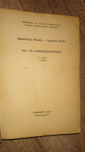 Vas- �s vasbetonszerkezetek II. k�tet / 2 kiad�s