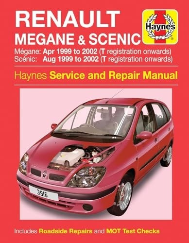 Haynes - RENAULT MEGANE & SCENIC 1999 ~ 2002 HAYNES Repair Manual