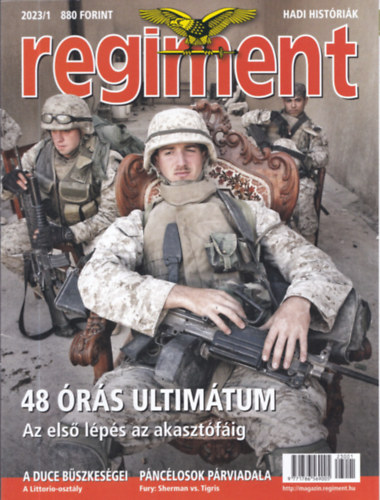 3 db Regiment magazin szrvny lapszm: 2023/1 + 2023/2 + 2023/4