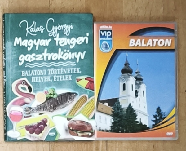 Magyar tengeri gasztrok�nyv + aj�nd�k DVD a Balatonr�l (�sszesen 2 m�)