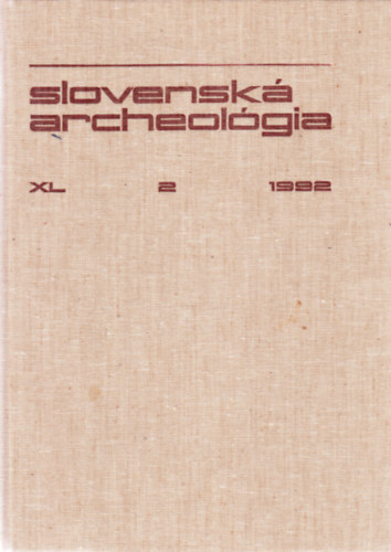 Slovensk archeolgia XL. 2.