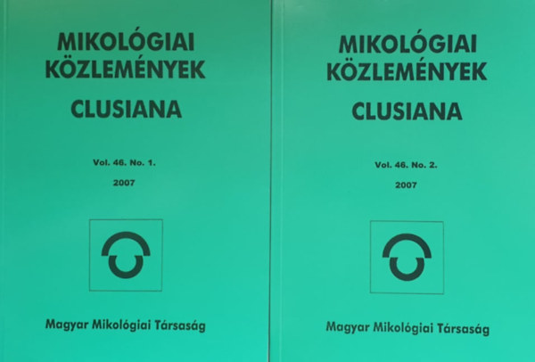 Mikolgiai kzlemnyek - Clusiana (2007 vol. 46. No. 1-2.)