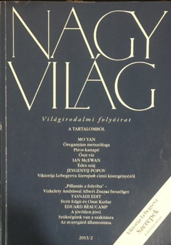 Nagy vilg LVIII. vf. 2013/2