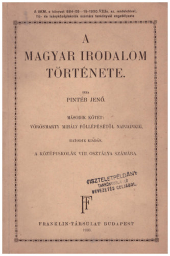 A magyar irodalom trtnete II.