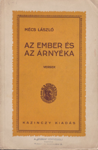 Az ember s az rnyka (Versek)