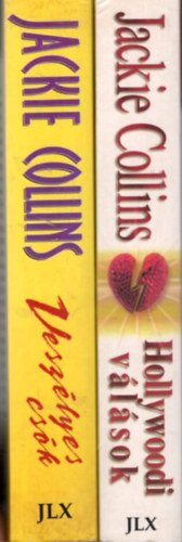 2 db Jackie Collins: Hollywoodi vlsok + Veszlyes csk