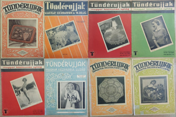 8 db Tndrujjak kzimunka jsg: 1930. mrcius, szeptember, november - 1932. jlius - 1934, jlius - 1936. prilis, jnius, szeptember