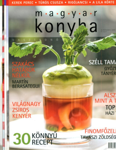 5 db Magyar konyha - gasztronmiai magazin (2012-2014 vegyes szmok: tl-tavasz)