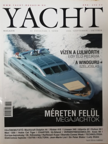 Yacht magazin 2006. Szeptember-Oktber XI. vf., 5. szm