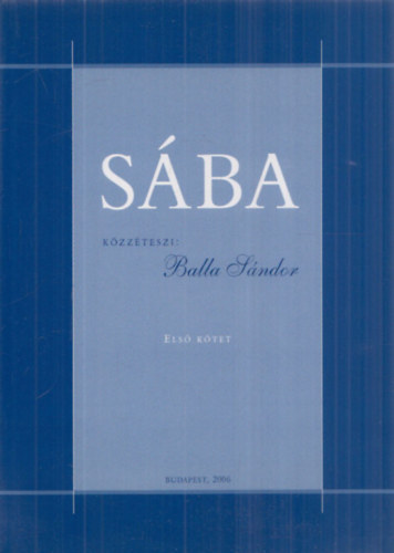 S�ba I. k�tet