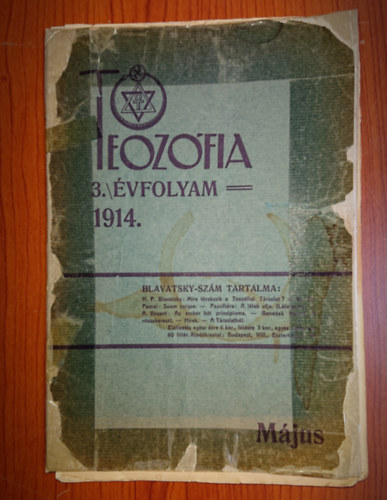 A Teozfia folyrat 1914/mjus
