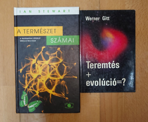 2 k�nyv a term�szet titkair�l: Teremt�s + evol�ci� = ?, A term�szet sz�mai