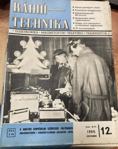 12 db R�di�technika (1969 teljes �vfolyam)
