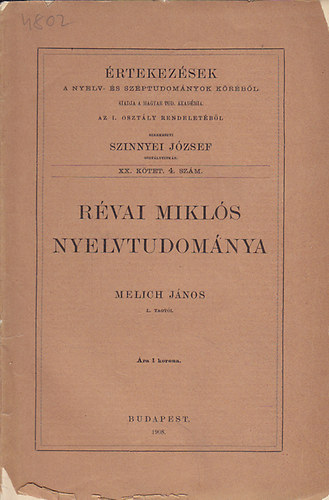 Rvai Mikls nyelvtudomnya