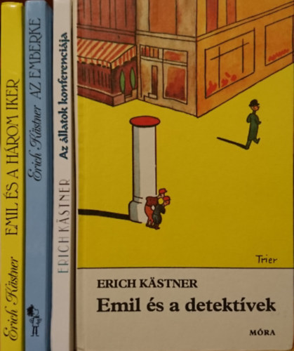 4db Erich Kstner ktet: Emil s a detektvek; Az llatok konferencija; Az emberke; Emil s a hrom iker