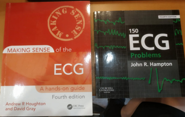 Andrew R. Houghton, David Gray John R. Hampton - 2 db 150 ECG Problems + Making Sense of the ECG (A hands-on guide)
