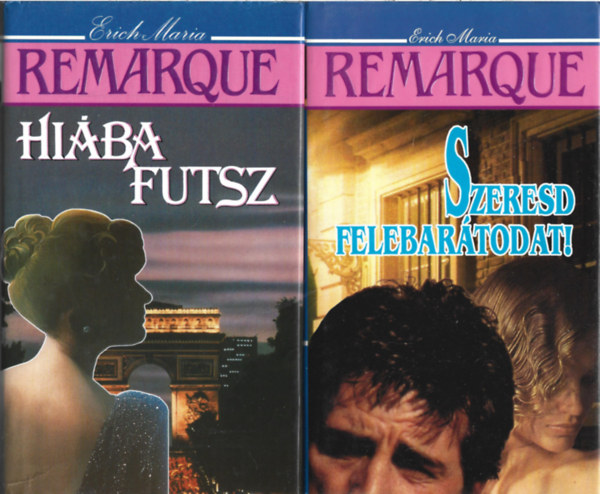 2 db k�nyv, Hi�ba futsz, Szeresd felebar�todat