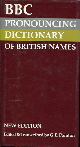 BBC pronouncing dictionary of british names