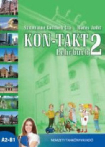 2 db KON-TAKT 2 - Lehrbuch A2-B1,KON-TAKT 2 - Arbeitsbuch A2-B1