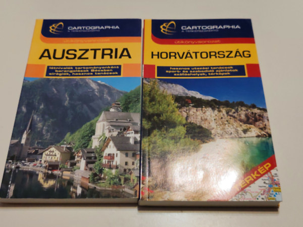 2 Darab Cartographia �tik�nyv (Ausztria,Horv�torsz�g)