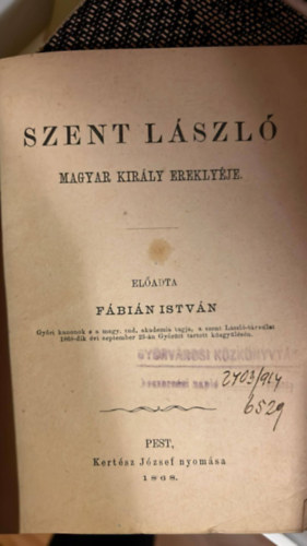 Szent Lszl magyar kirly ereklyje