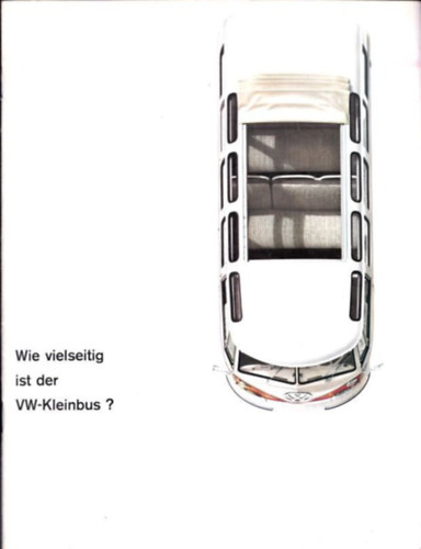 Volkswagen Transporter prospektus 1965-bl - VW-Kleinbus (A4 mret)