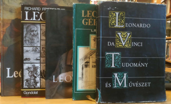 5 db Leonardo: Leonardo da Vinci festi letmve; Leonardo (Friedenthal); Tudomny s mvszet; Leonardo gpezetei; Leonardo (Zllner)