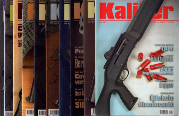 Vass Gbor  (fszerk.) - Kaliber 2005/1., 2., 3., 4., 5., 6., 7., 8., 9., 10. szmok (10 db)
