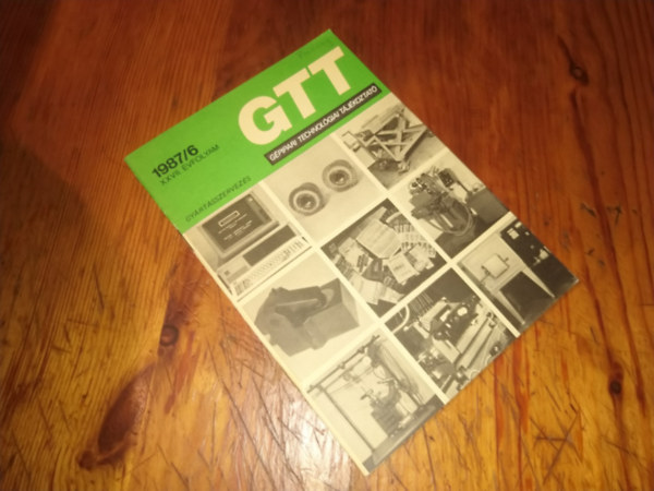 GTT Gpipari technolgiai tjkoztat 1987/6