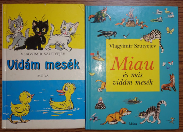 2 klasszikus meseknyv Szutyejevtl: Vidm mesk, Miau s ms vidm mesk