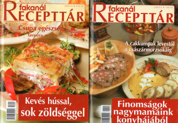 2 db Fakanl Recepttr 2002/2,  2003/1