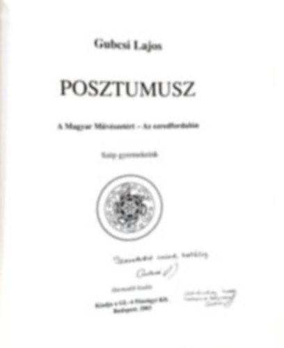 4db Gubcsi Lajos album: Posztumusz + J kedvedben teremtettl... + Haza szerelem + Magyar parasztsg a Krpt-Medencben