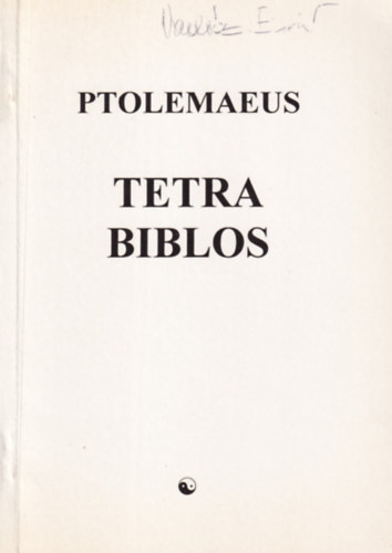 Ptolemaeus - Tetra Biblos