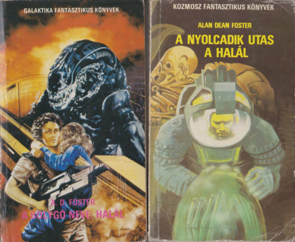 2 db kozmosz fantasztikus knyv: A bolyg neve: Hall + A nyolcadik utas a Hall