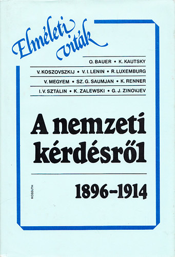 Elmleti vitk a nemzeti krdsrl 1896-1914