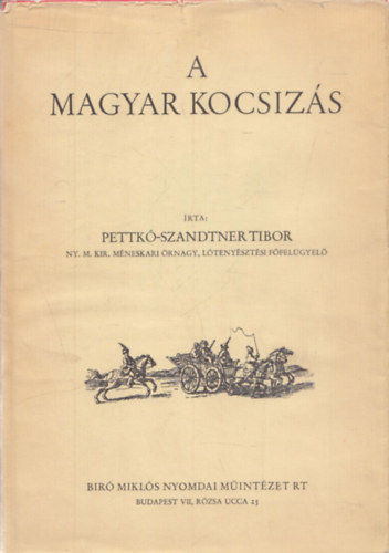 A magyar kocsizs (Reprint)