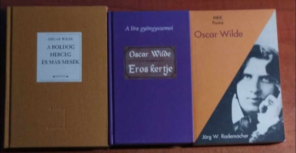 3db Oscar Wilde knyv:A boldog herceg s ms mesk+Eros kertje+Oscar Wilde