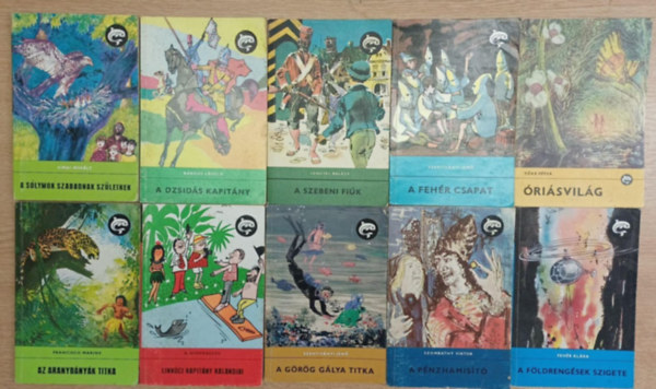 10 db a Delfin knyvek sorozatbl