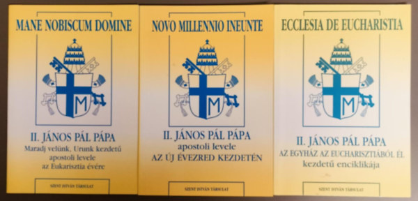 II. Jnos Pl - II. Jnos Pl Ppa (3db) - Mane Nobiscum Domine + Ecclesia De Eucharistia + Novo Millennio Ineunte