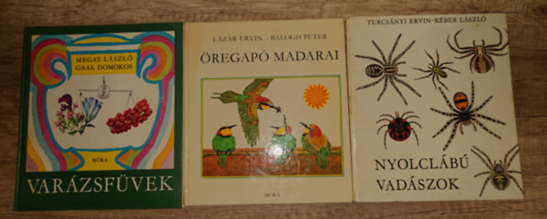 3 klasszikus gyerekk�nyv k�v�ncsi kicsiknek: Nyolcl�b� vad�szok, �regap� madarai, Var�zsf�vek