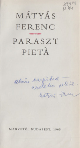 Paraszt piet� (dedik�lt)